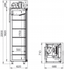 Refrigerated pharmaceutical cabinet ШХФ-500-КСП