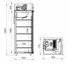 Refrigerated cabinet F0.7-GLD
