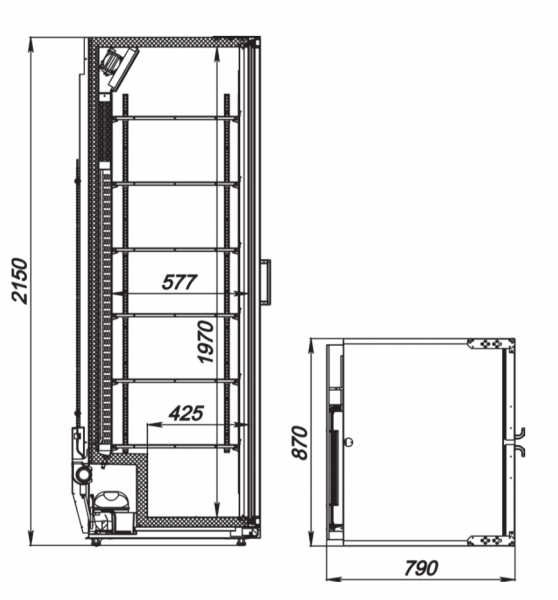 Refrigerated cabinet Max-937-Eco